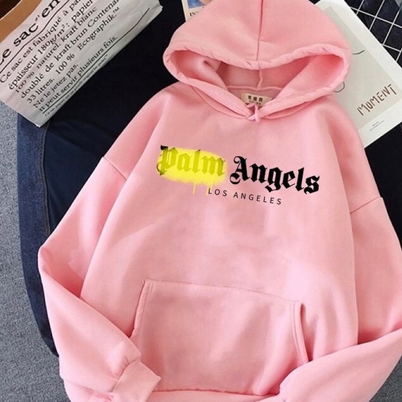 Palm Angels Brand printed Hoodies unisex classic pullover - Picture 9 of 9